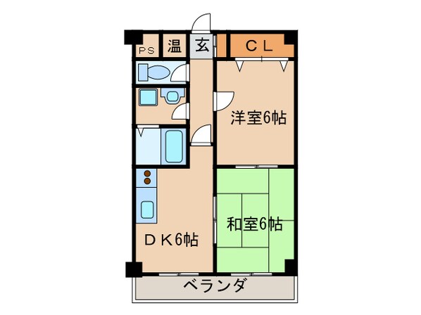 ラパンジール城陽の物件間取画像